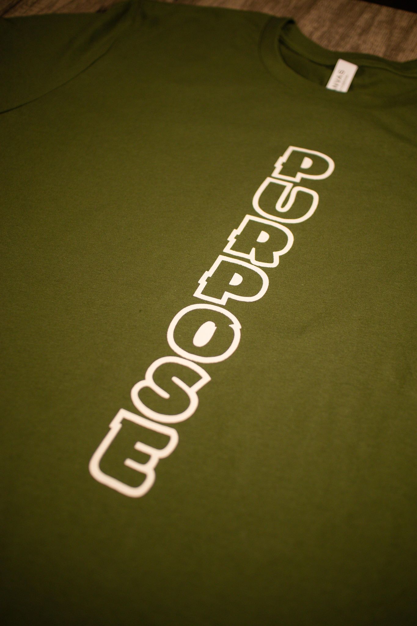 Olive Vertical Purpose Tee