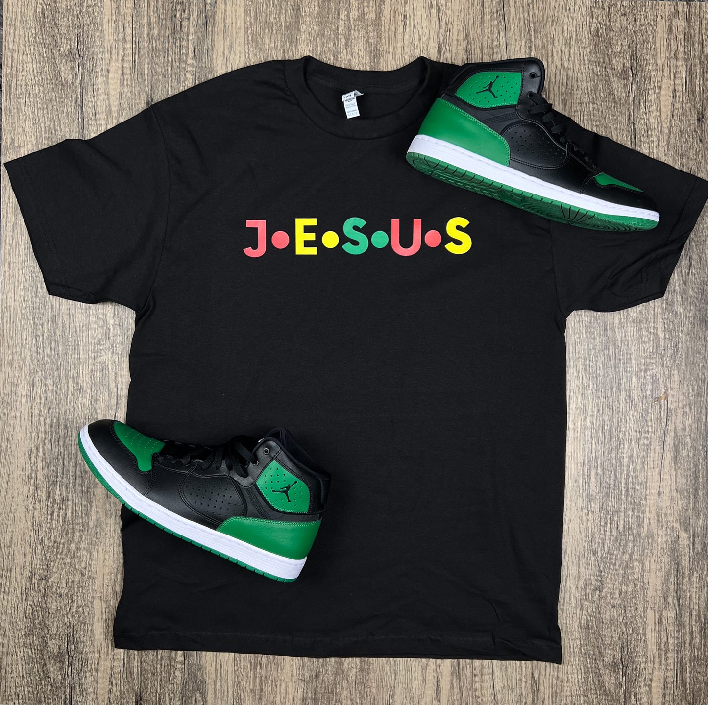 JESUS Black T-Shirt